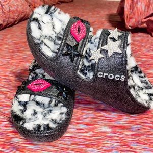 Bedazzled, Jeweled, Jibbitz, Croc Sandals